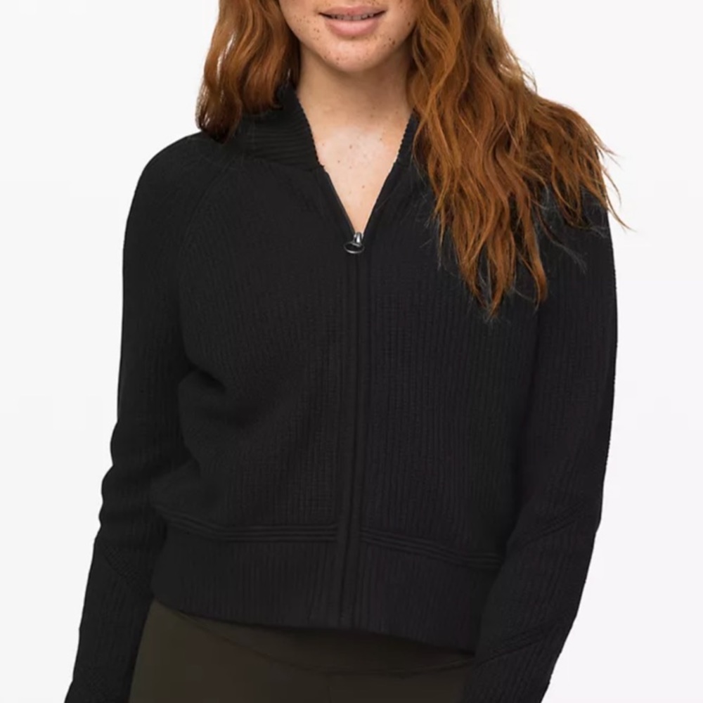 Lululemon Rest Assured Full Zip Hoodie in Black